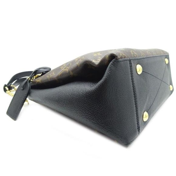 Louis Vuitton Surenne MM Tote Bag Monogram Canvas Brown Noir Black - Picture 3 of 9
